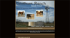 Desktop Screenshot of grothuesranch.com