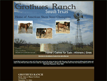 Tablet Screenshot of grothuesranch.com